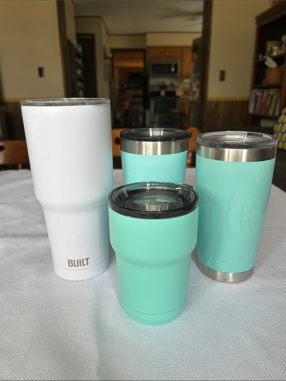 Insulated tumblers with lids - Yeti, Built, Magellan, Ozark Mt